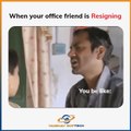 When your office friend is Resigning ‍♂️#shorts #viralshorts  #humour #viral #trendingshorts
