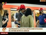 Vicepresidenta Ejecutiva Delcy Rodríguez supervisa avances del Plan Metro se Mueve Contigo