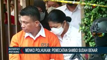 Menko Polhukam: Pemecatan Ferdy Sambo Sudah Benar!