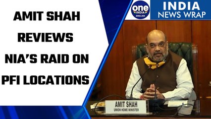 Download Video: Amit Shah chairs high-level meeting after NIA raids PFI locations | Oneindia News *News