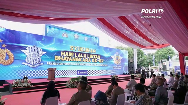 HUT Lantas ke-67, Kapolri Resmikan Program Prioritas ETLE Nasional di 34 Polda