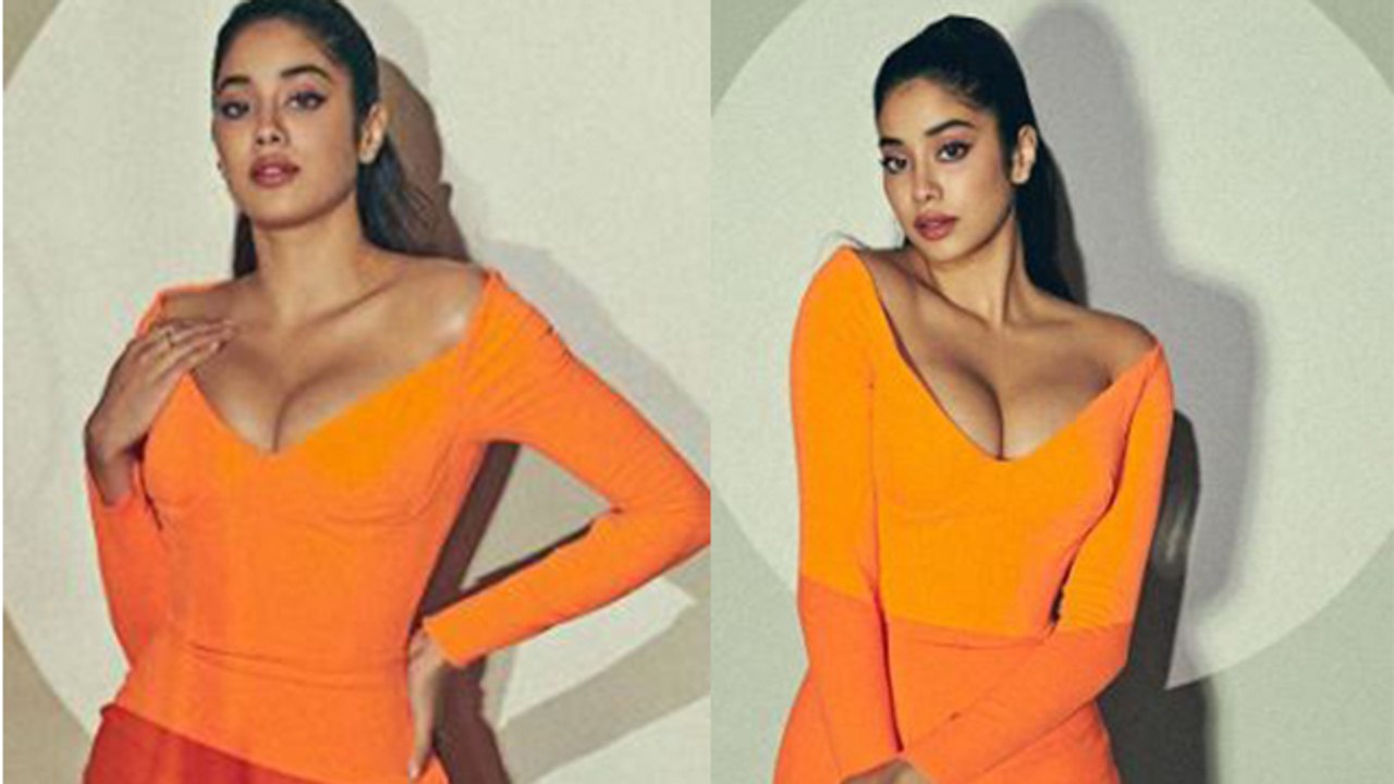 Janhvi Kapoor Orange Bodycon Dress Look Troll, 'मां होती तो ऐसे कपड़े'... | Boldsky *Entertainment