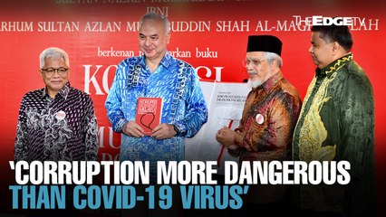 NEWS: Sultan Nazrin: Corruption more dangerous than Covid-19