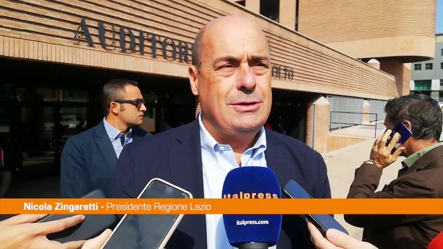 Zingaretti Gli italiani non si meritano di vivere con la paura