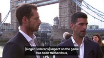 Tennis icons celebrate and thank 'beautiful' Federer