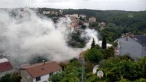 Sarıyer'de gecekonduda çıkan yangın hasara neden oldu