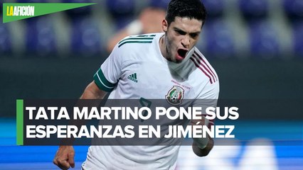 Raúl Jiménez, primera opción de Martino que vive momentos de incertidumbre