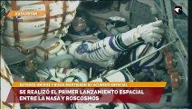 Se realizó el primer lanzamiento espacial entre la NASA y Roscosmos