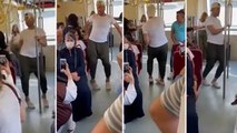 İzmir metrosunda oryantal müzik eşliğinde dans etmeye başlayan vatandaş sosyal medyada gündem oldu