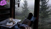 Calm Wind |Soft Rain Sounds | Soothing Piano Music to Fall Asleep to......