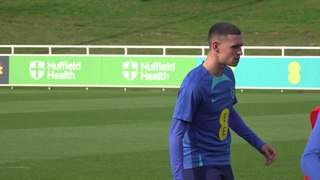 England training ahead of Nations League trip to Italy