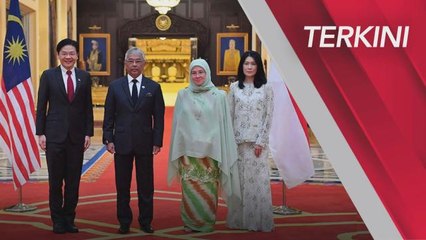 [TERKINI] Agong terima kunjungan hormat TPM Singapura