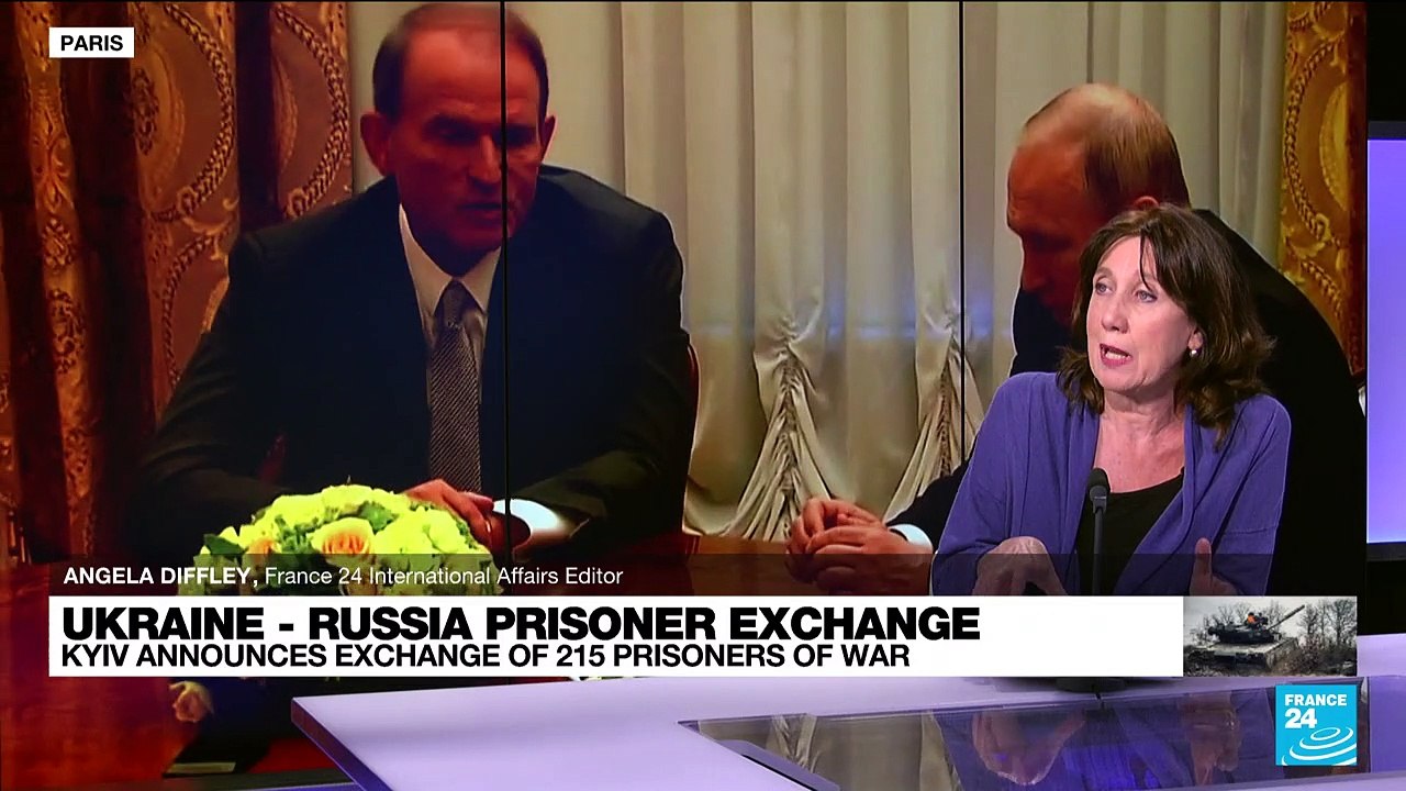 Ukraine’s Mariupol defenders, Putin ally Medvedchuk in prisoner swap