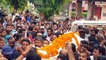 Raju Srivastava cremated,son Ayushmaan performs last rites