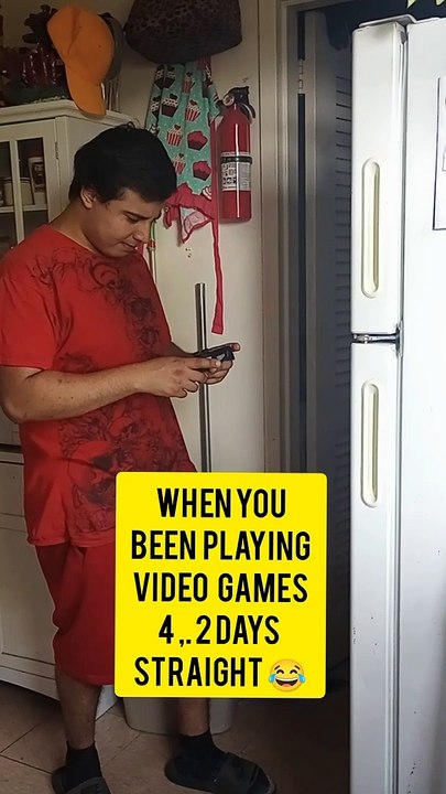 When You Been Playing Videogames 4,.2 Days Straight 