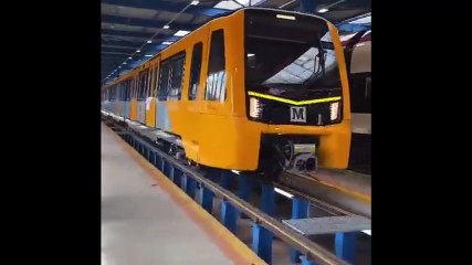 First train from new metro fleet hits the test track in Switzerland