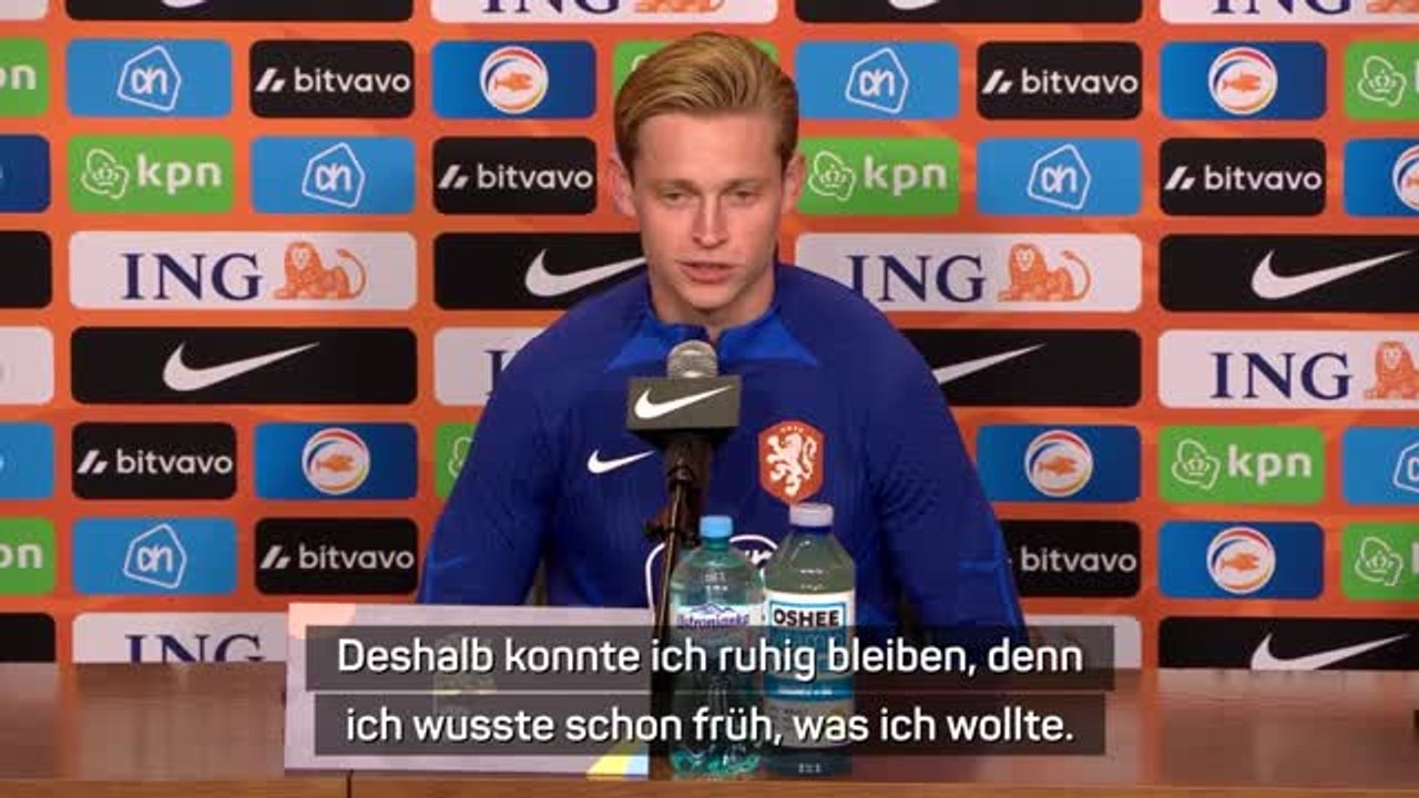 De Jong: "Wollte in Barcelona bleiben"