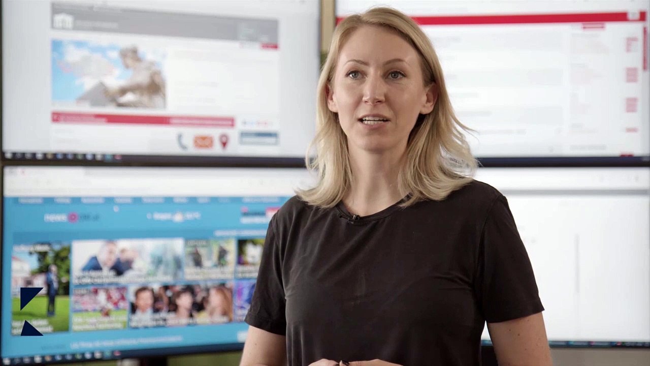 Der Newsroom des Parlaments