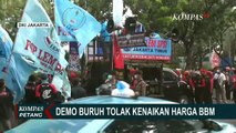 Tolak Kenaikan BBM, Serikat Pekerja Seluruh Indonesia Berunjuk Rasa di Balai Kota Jakarta