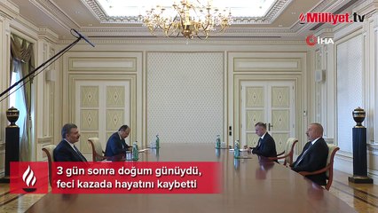 Azerbaycan Cumhurbaşkanı Aliyev, Sağlık Bakanı Koca’yı kabul etti