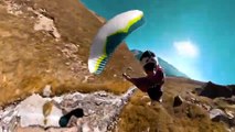 Speed-flying : le sensationnel vol en rase-motte du Français David Andreev en Autriche