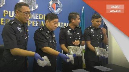 Jenayah Dadah | Sindiket dadah tumpas, empat individu diberkas polis