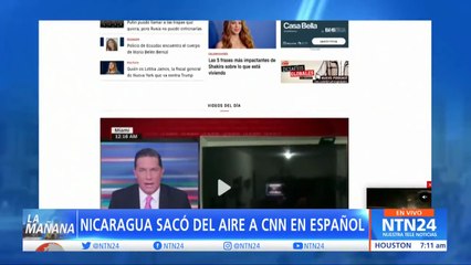 Régimen de Daniel Ortega sacó del aire la señal de CNN en Español en Nicaragua