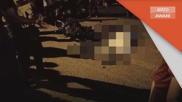 Kemalangan | Remaja lelaki maut motosikal bertembung dengan van