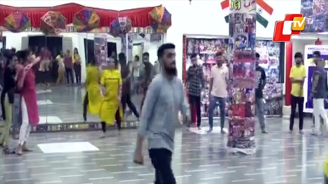 Muslim Garba Dance Teacher Taining Youths For Navratri Celebrations
