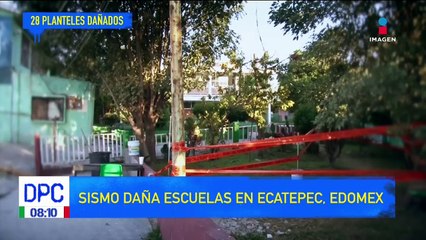 Sismo de 7.7 del 19 septiembre de 2022 dañó escuelas del EdoMéx