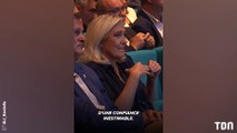 Marine Le Pen fond en larmes pendant le discours de Bardella