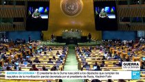 Ante la Asamblea General de la ONU, Volodímir Zelenski pidió un castigo para Rusia