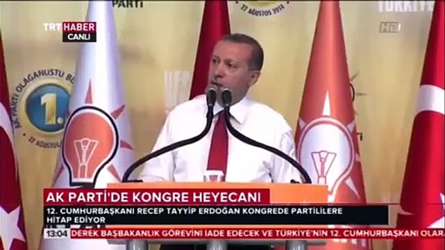 Davutoğlu ismini burada sizlere takdim etmemizi gerekiyordu - Recep Tayyip Erdoğan