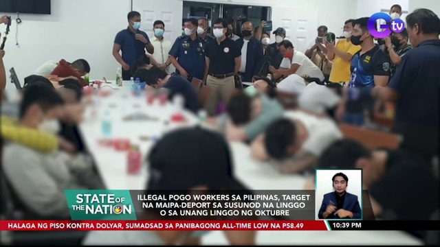 Illegal POGO workers sa Pilipinas, target na maipa-deport sa susunod na linggo o sa unang linggo ng Oktubre | SONA