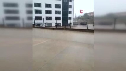 Tokat haber... Tokat'ta sağanak ve dolu yağışı
