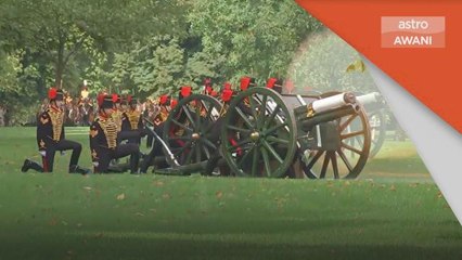 Kemangkatan Ratu | 96 das meriam dilepaskan tanda mula istiadat