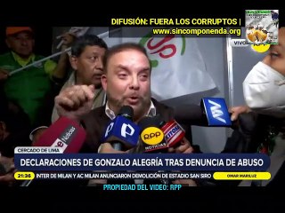 HIZO SU DEFENSA ANTE PERIODISTAS Y DIJO QUE LA POLÍTICA ESTÁ ENFERMA