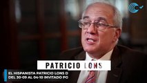 El hispanista Patricio Lons dará cinco conferencias en Madrid del 30-09 al 04-10 invitado por la Asociación HispaUnidad