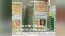 Woman shocked after spotting security tags on skincare products for black skin