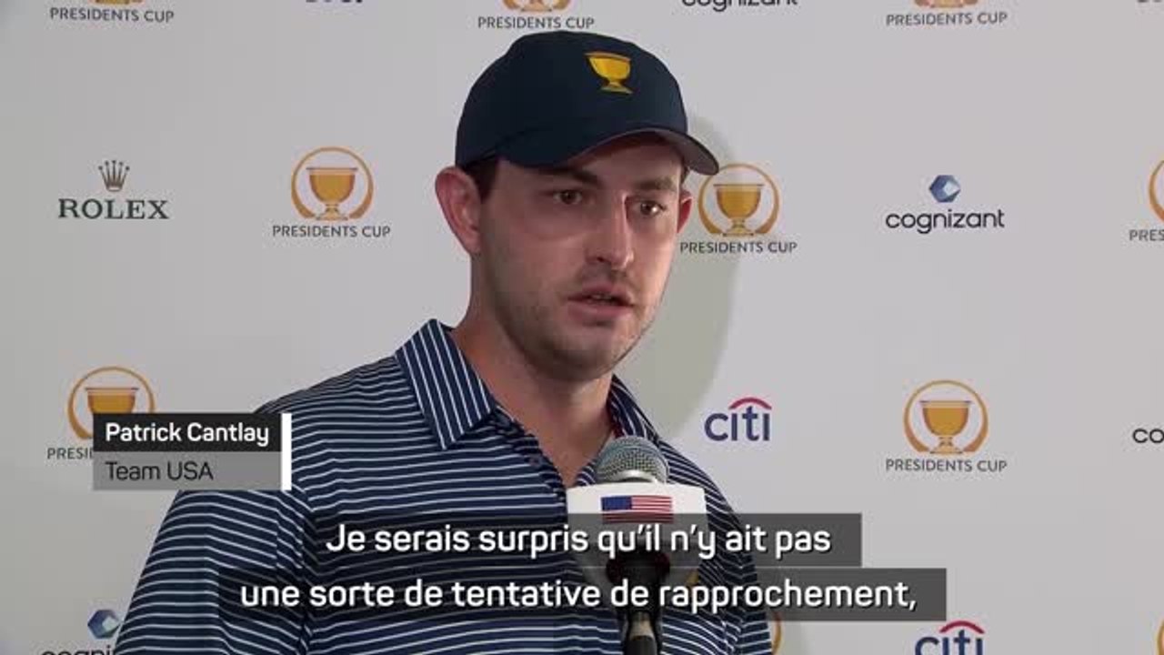 Presidents Cup - Cantlay prédit une réconciliat...
