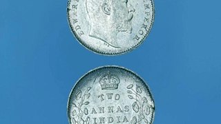 Old two annas  coin edward vii 1909 | rare 2 annas coin value
