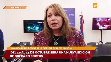 Del 10 al 14 de octubre será una nueva edición de Oberá en Cortos
