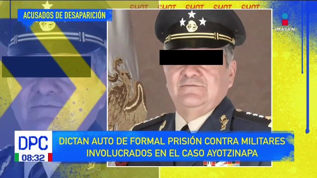 Ayotzinapa: dictan auto de formal prisión contra militares involucrados