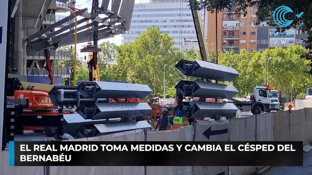 El Real Madrid toma medidas y cambia el césped del Bernabéu
