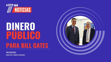 Sánchez anuncia una lluvia de dinero público para Bill Gates