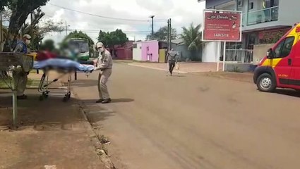 Adolescente é socorrido após sofrer queda no Bairro Santa Felicidade