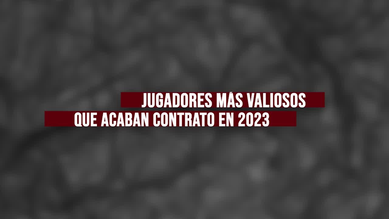 Los jugadores más valiosos que acaban contrato en 2023