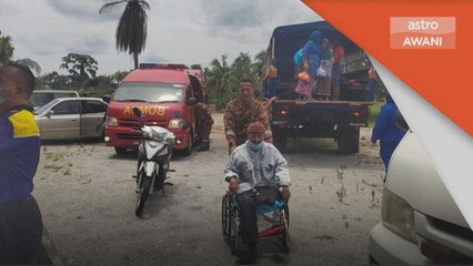 Banjir | PPS SK Sri Gading dinaiki air, 600 mangsa dipindahkan