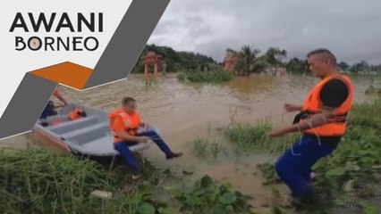 Bantuan Banjir | JKM Sarawak buka pusat pangkalan hadapan