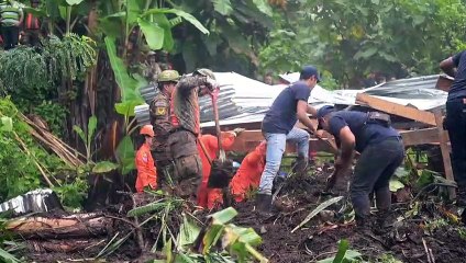 Siete personas fallecidas por soterramientos en El Salvador